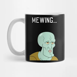 squidward mewing Mug